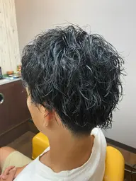 メンズカット+パーマ