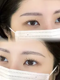 【フルコースメニュー】💜まつ毛パーマ(上下)➕アイブロウワックス👀✨️