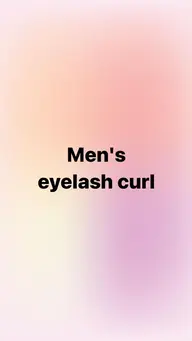 💙Men's💙逆さまつげの人にオススメ✨eyelash curl💙