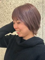 ブリーチ+カラー+ドライ(ワンブリーチの料金です)