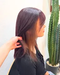 ポイントブリーチカラー🌷イヤリングカラー👂🏻