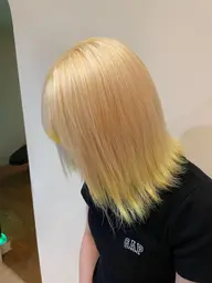 ❣️気になる根本に💛ブリーチリタッチ＋イルミナカラー＋カット