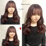 〈1日4名限定〉🐯ブリーチ無し🐯カット+ダブルカラー/透明感カラー/チェリーレッドカラー