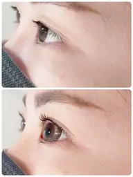 トリートメントケア付きラッシュリフト(パリジェンヌ、ブラックティント変更可能)