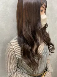 ワンカラー＋前髪顔周りcut🫧✨