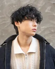 【3月限定✨】シャドウパーマ🌀+メンズカット+シャンプー+トリートメント🌱