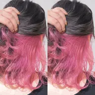 【初ブリーチの方オススメ✨】ほんのり存在感🎀インナーカラー🎀(ケアブリーチ💎+オンカラー🎨+2stepTr🫧)