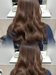 ワンカラー+サラツヤトリートメント🧴🤍