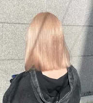 ダメージレスブリーチ+ケアカラー+トリートメント