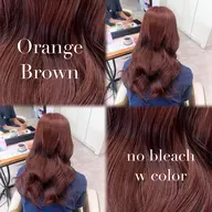 🫧ブリーチなしWカラー🫧儚く透ける韓国風くすみカラー×艶トリートメント🇰🇷