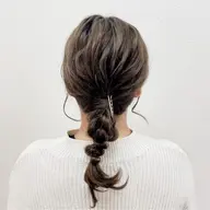 [ちょっとしたお出かけに🛍]ヘアアレンジ➕もみあげカット