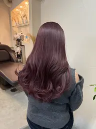 【ブリーチ無しWカラー】＋【2種から選ぶ髪質改善トリートメント】カット追加🉑