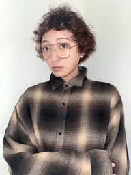 似合わせカット+くるくるパーマ+トリートメント