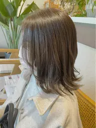 【透明感引き出す✨】カット＋イルミナカラー　＋ロング料金🌟 平日ご新規様カラー30%引き❣️