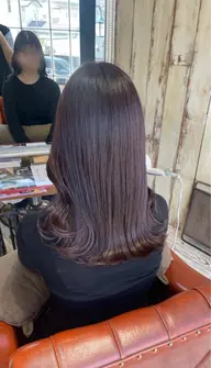 うる艶カラー+髪質改善2stepトリートメント💐