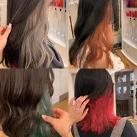 【ブリーチ込❣️】カット+透明感カラー+ポイントカラー🌈✨