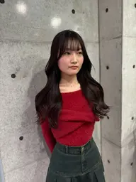 韓国トレンドレイヤーカット＋髪質改善カラー♡