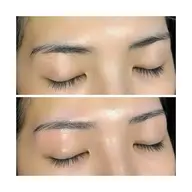 眉毛WAX+間引きカット✂️