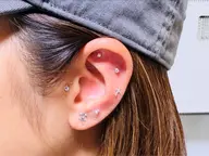 耳ツボジュエリー12粒（小パーツのみ）