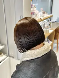 《透明感抜群✨シアー1カラー＆プチトリートメント》ご相談で別途ダブルカラーも可能🫧※ロング料金別途有※土日＋¥2200