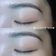 アイブロウデザイン WAX+メイク仕上げ🤍