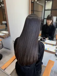 🧡[手触り抜群♡髪質改善]カット+酸性ストレート＋TR🧡23250円