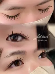 マツエク60-80本　（当店リペア）