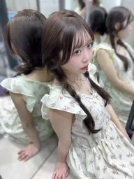 ブリーチなし♡Wカラー🩰＋カット✂︎