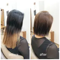 【長さやダメージ部、量感を調整したい方へ】全体カット