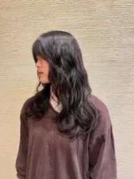 【︎︎☁ゆるふわ︎︎☁】レディースカット+ケアパーマ+トリートメント🎀