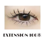 セーブルエクステ100本 4500円/フラット/カラーエクステ5500円(J.C.SCカール)