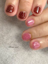 【オフ込】大人気のマグネットネイル🧲✨orフラッシュネイル📸1色塗り。お好きなカラーサンプルからお選び頂けます♪