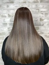 （限定クーポン）カット+ケアフルカラー+極上艶髪　髪質改善サイエンスアクア