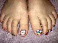 footワンカラー💫