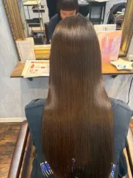 美髪オージュアトリートメント+ 超音波アイロン付き