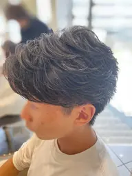 カット+パーマ(シャドウ、フェザー)+トリートメント