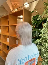 ハイブリーチカラー【ブリーチ2回➕カラー】🎱🖤