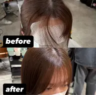 💎前髪のお悩み解消💎前髪割れ癖改善クロスパーマ