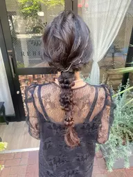 🕍結婚式🕍パーティードレス用ヘアアレンジ👗