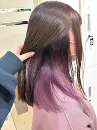 〖ダブルカラー〗ブリーチ込み！🌈インナーカラーorイヤリングカラー🌈