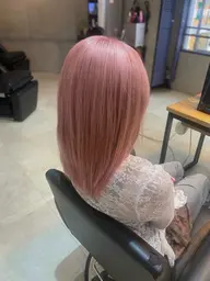 【夕方限定ケアリタッチ✨】リタッチブリーチ➕全体カラー➕補修ケアトリートメント【ケアブリーチ】