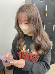 【U25】  【ケアブリーチ込】  インナーカラー➕全体カラー🤍🌟