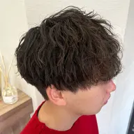 【メンズカット+波巻きパーマ🌊】