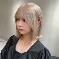 トリプルカラー(ブリーチ2回＋カラー)＋3STEPトリートメント💛