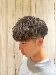 【朝昼限定】メンズ小顔カット+眉カット