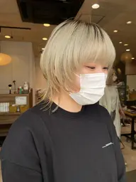 【ブリーチ ダブルカラー】 ブリーチ+オンカラー ¥14300