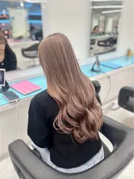 【🎀新規限定価格🎀】💕ケアブリーチ💕➕💖髪質改善トリートメント💖➕‎🤍コテ巻き仕上げ‪🤍