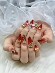 チップ長さだしラメグラデーションパーツ10個まで（オフなし）