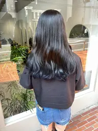 【外国人風】カット&グラデーション（ブリーチ一回）