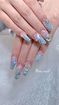 初回ソフトジェル付け替えオフ無料💕チップ長さ出し＆ジェルアート150分やり放題